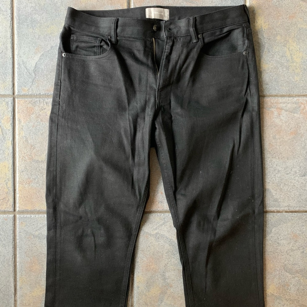 True Black Wash Athletic Denim